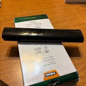 Fellowes Plastic Binding Combs Black 2 Inch Diameter 400 Sheet Capacity CRC52369